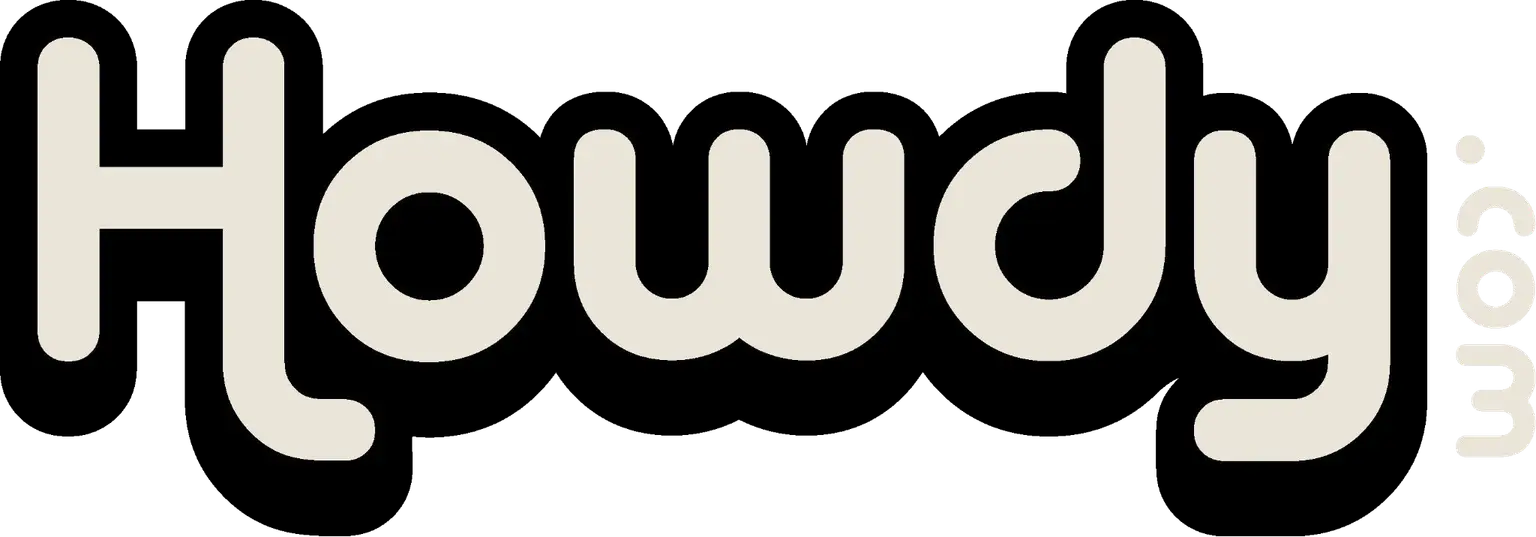 Incorrect Howdy logo color scheme